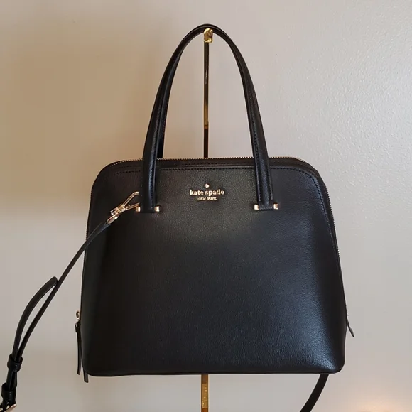 🎉HP🎉! Kate Spade ♥️NWT♥️ Medium Black Dome Satchel! - Picture 15 of 16